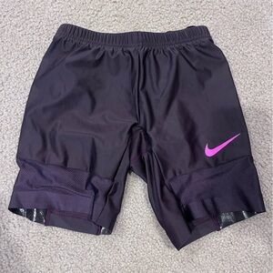 Women’s small Nike Pro dark purple Athletic Shorts biker racing running